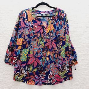 Top Size L Leaf Whimsycore Artsy Maximalist Boho Whimsycore Eclectic Grandma Y2K